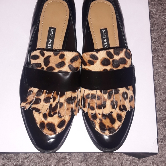 Nine West Owyn Animal Print Slip-on Loafer - Picture 2 of 4